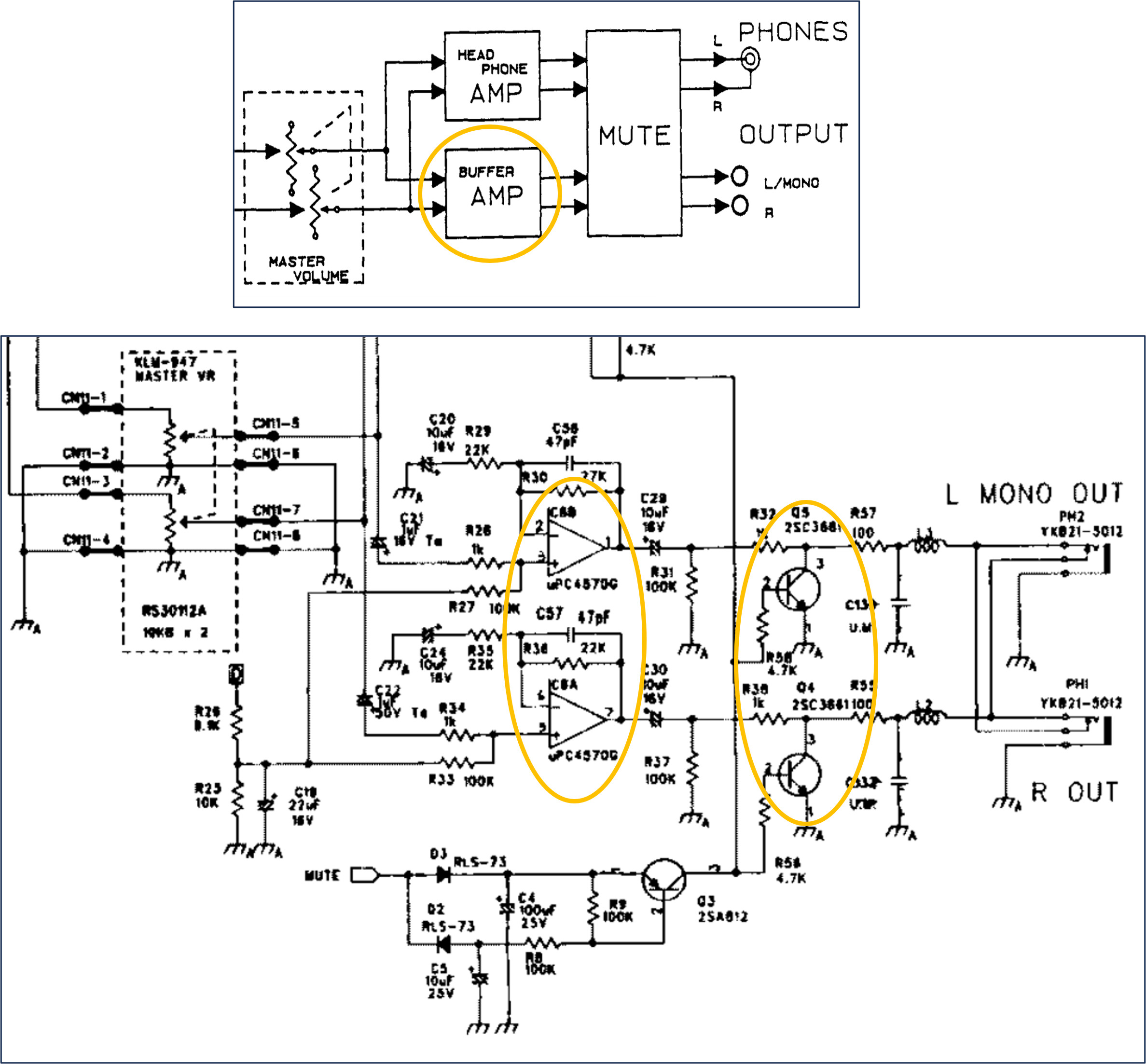 Korg X5D - no output from 1/4
