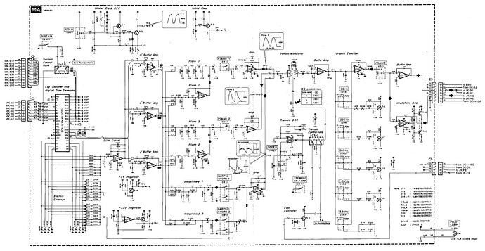 Yamaha CP-10 - Schema 1